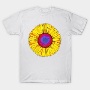 Sunflower Sunny Sunburst T-Shirt